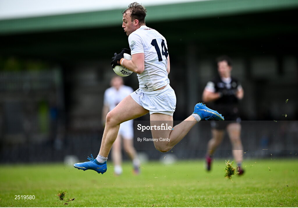 21 May 2023; Darragh Kirwan of Kildare during the GAA Football All-Ireland Senior Championship Round 1 match between Sligo and Kildare at Markievicz Park in Sligo. Photo by Ramsey Cardy/Sportsfile