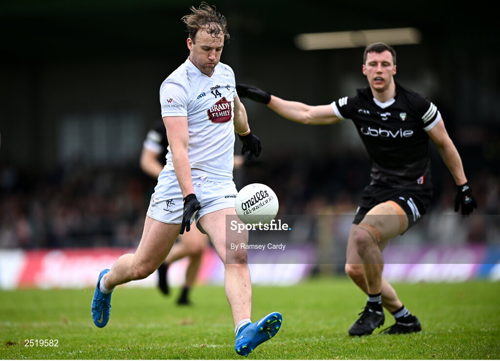 21 May 2023; Darragh Kirwan of Kildare during the GAA Football All-Ireland Senior Championship Round 1 match between Sligo and Kildare at Markievicz Park in Sligo. Photo by Ramsey Cardy/Sportsfile