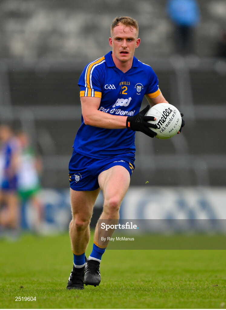 20 May 2023; Pearse Lillis of Clare during the GAA Football All-Ireland Senior Championship Round 1 match between Clare and Donegal at Cusack Park in Ennis, Clare. Photo by Ray McManus/Sportsfile