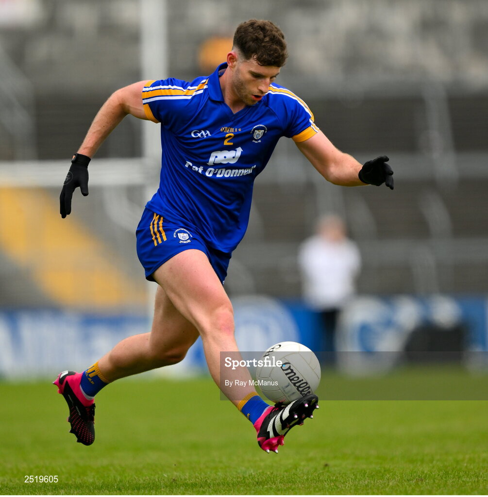 20 May 2023; Ronan Lanigan of Clare during the GAA Football All-Ireland Senior Championship Round 1 match between Clare and Donegal at Cusack Park in Ennis, Clare. Photo by Ray McManus/Sportsfile