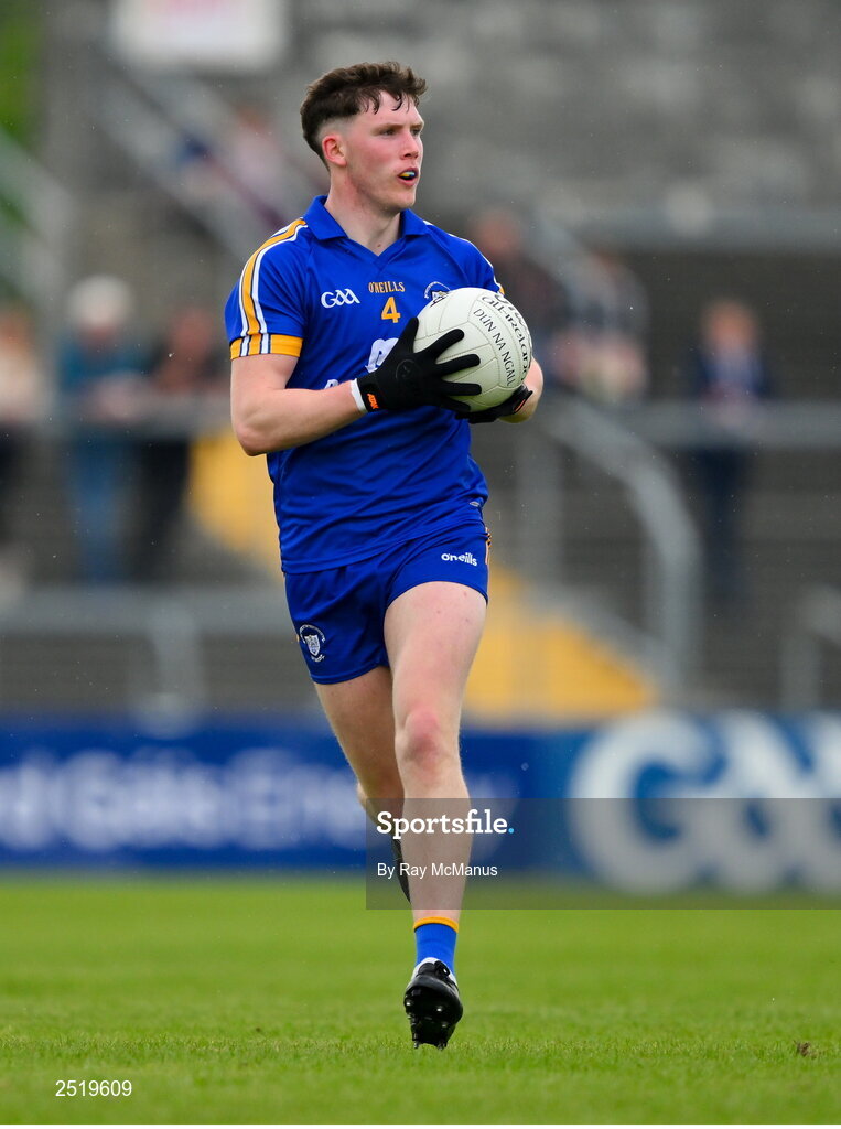 20 May 2023; Cillian Rouine of Clare during the GAA Football All-Ireland Senior Championship Round 1 match between Clare and Donegal at Cusack Park in Ennis, Clare. Photo by Ray McManus/Sportsfile