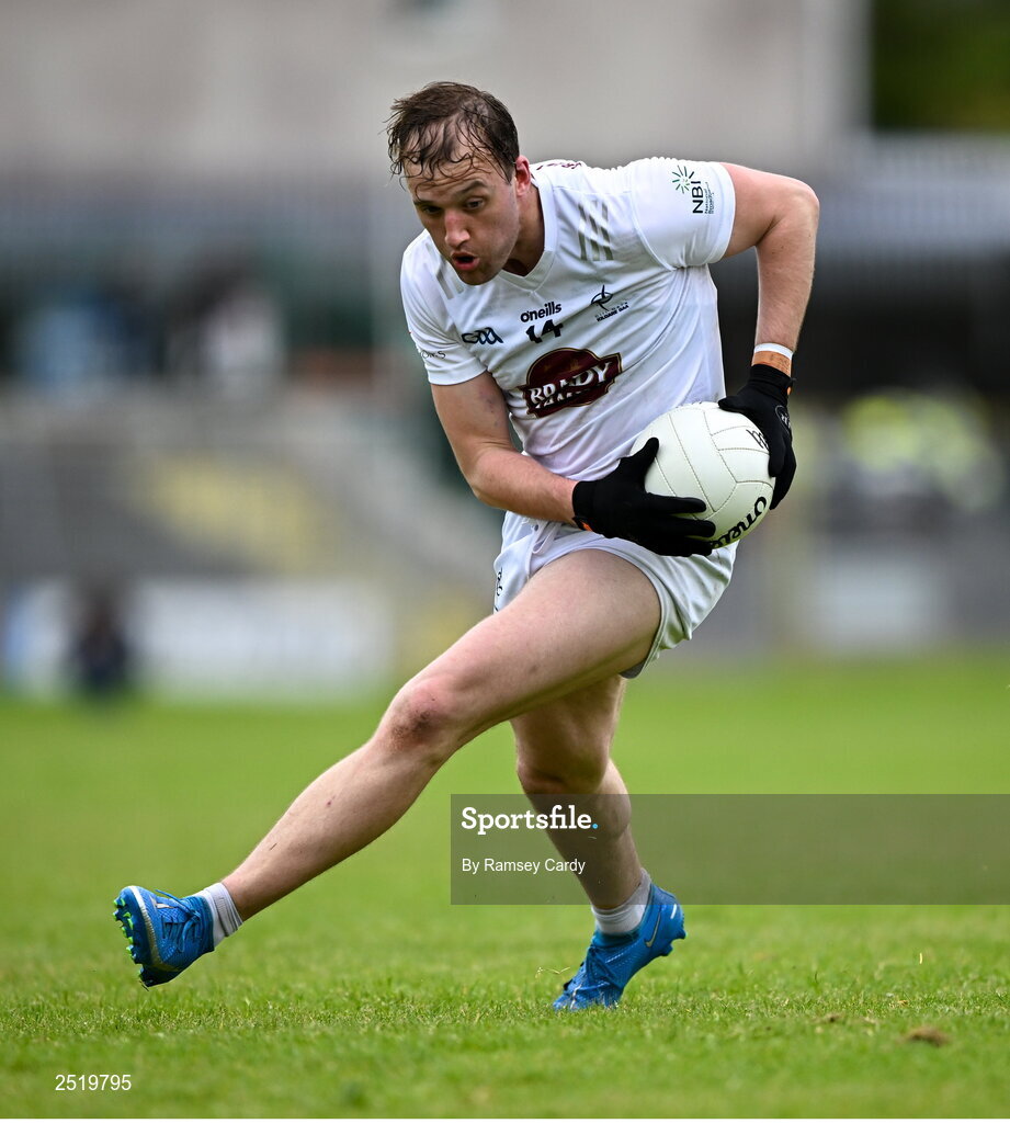 21 May 2023; Darragh Kirwan of Kildare during the GAA Football All-Ireland Senior Championship Round 1 match between Sligo and Kildare at Markievicz Park in Sligo. Photo by Ramsey Cardy/Sportsfile
