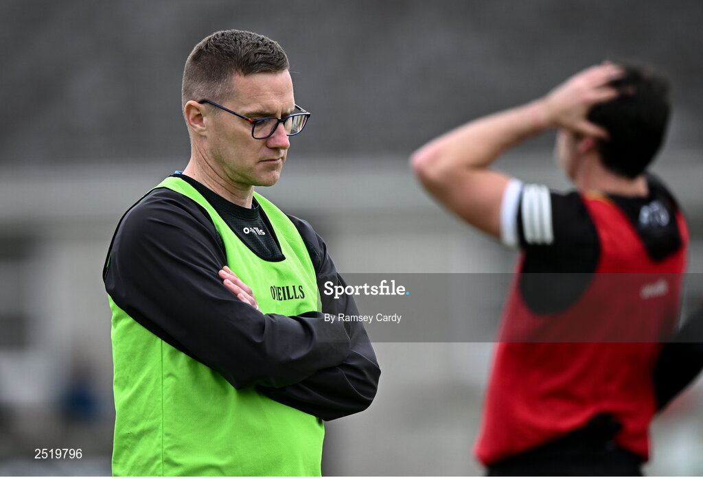 21 May 2023; Sligo manager Tony McEntee reacts after a late missed chance during the GAA Football All-Ireland Senior Championship Round 1 match between Sligo and Kildare at Markievicz Park in Sligo. Photo by Ramsey Cardy/Sportsfile