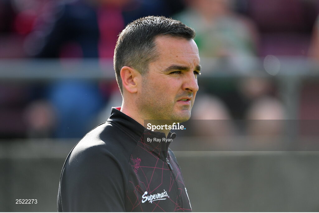 26 May 2023; Galway manager Alan Glynn before the 2023 Electric Ireland Connacht GAA Football Minor Championship Final between Galway and Mayo at Tuam Stadium in Galway. Photo by Ray Ryan/Sportsfile