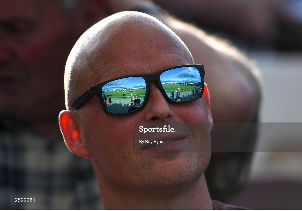 26 May 2023; Domnic McGlinchey, father of Galway captain Shay McGlinchey, before the 2023 Electric Ireland Connacht GAA Football Minor Championship Final between Galway and Mayo at Tuam Stadium in Galway. Photo by Ray Ryan/Sportsfile