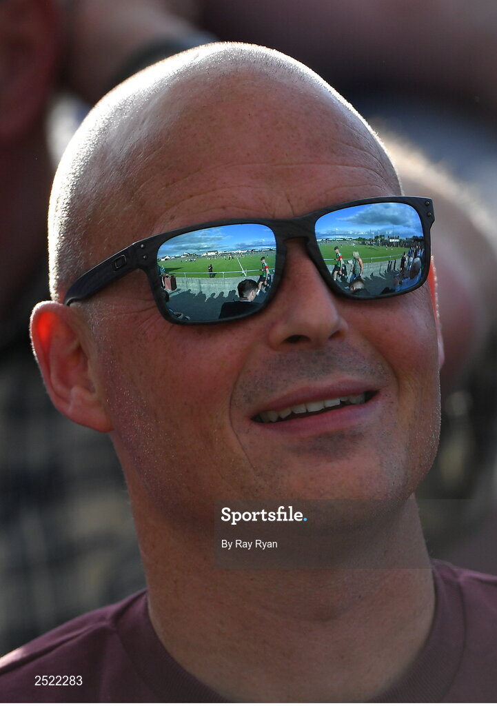 26 May 2023; Domnic McGlinchey, father of Galway captain Shay McGlinchey, before the 2023 Electric Ireland Connacht GAA Football Minor Championship Final between Galway and Mayo at Tuam Stadium in Galway. Photo by Ray Ryan/Sportsfile