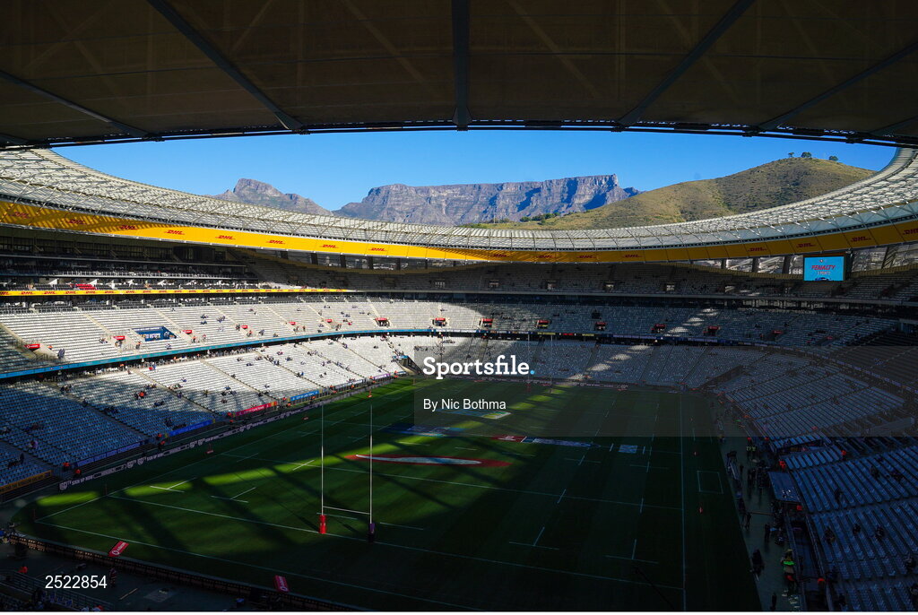 27 May 2023; A general view of the stadium before the United Rugby Championship Final match between DHL Stormers and Munster at DHL Stadium in Cape Town, South Africa. Photo by Nic Bothma/Sportsfile