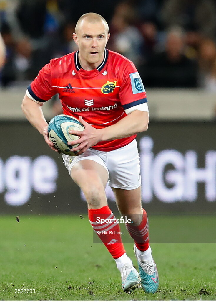 27 May 2023; Keith Earls of Munster during the United Rugby Championship Final match between DHL Stormers and Munster at DHL Stadium in Cape Town, South Africa. Photo by Nic Bothma/Sportsfile