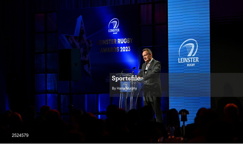 28 May 2023; Mario Rosenstock during Leinster Rugby Awards Ball, which took place at The Clayton Hotel Burlington Road in Dublin, was a celebration of the 2022/23 Leinster Rugby season. Photo by Harry Murphy/Sportsfile