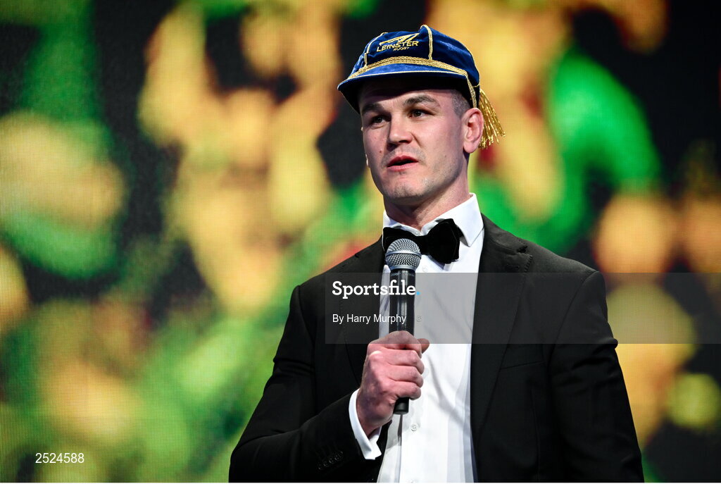 28 May 2023; Jonathan Sexton during Leinster Rugby Awards Ball, which took place at The Clayton Hotel Burlington Road in Dublin, was a celebration of the 2022/23 Leinster Rugby season. Photo by Harry Murphy/Sportsfile