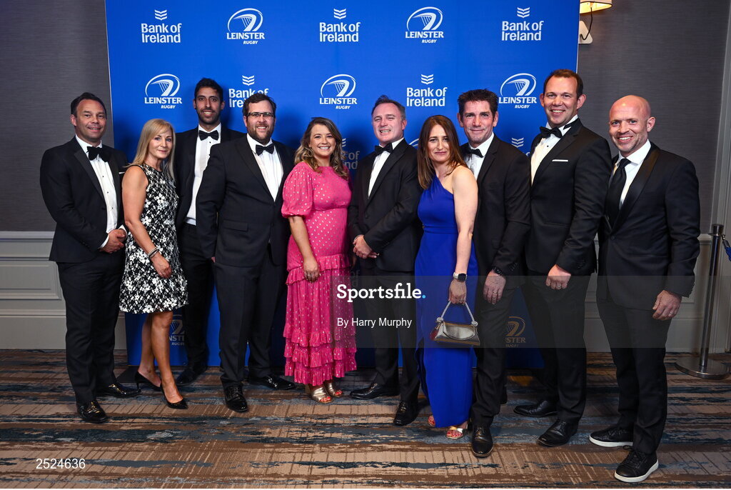 28 May 2023; On arrival at the Leinster Rugby Awards Ball is DigitalWell. The Leinster Rugby Awards Ball, which took place at the Clayton Hotel Burlington Road in Dublin, was a celebration of the 2022/23 Leinster Rugby season. Photo by Harry Murphy/Sportsfile