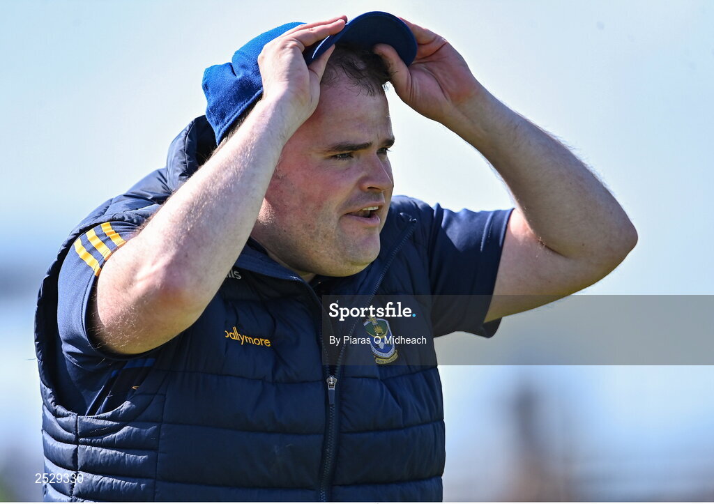 4 June 2023; Roscommon manager Davy Burke during the GAA Football All-Ireland Senior Championship Round 2 match between Roscommon and Sligo at Dr Hyde Park in Roscommon. Photo by Piaras Ó Mídheach/Sportsfile