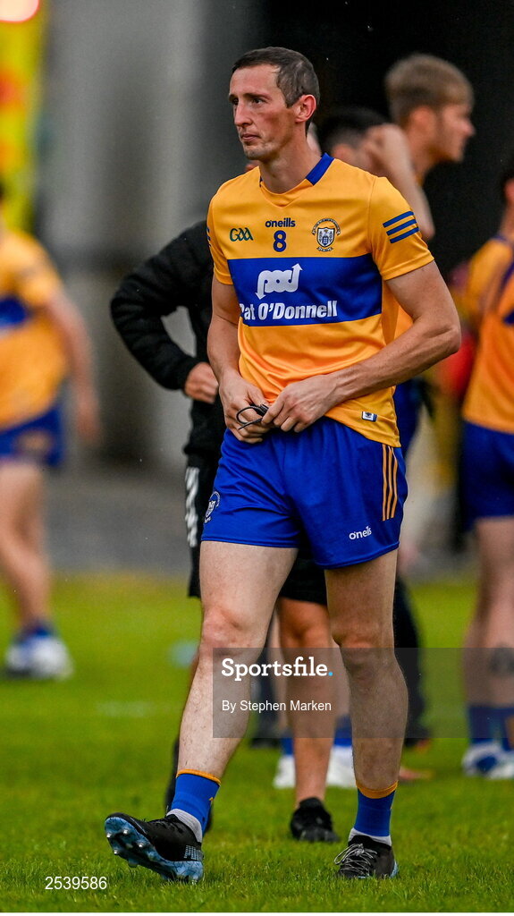 17 June 2023; Cathal O'Connor of Clare after the GAA Football All-Ireland Senior Championship Round 3 match between Derry and Clare at Glennon Brothers Pearse Park in Longford. Photo by Stephen Marken/Sportsfile