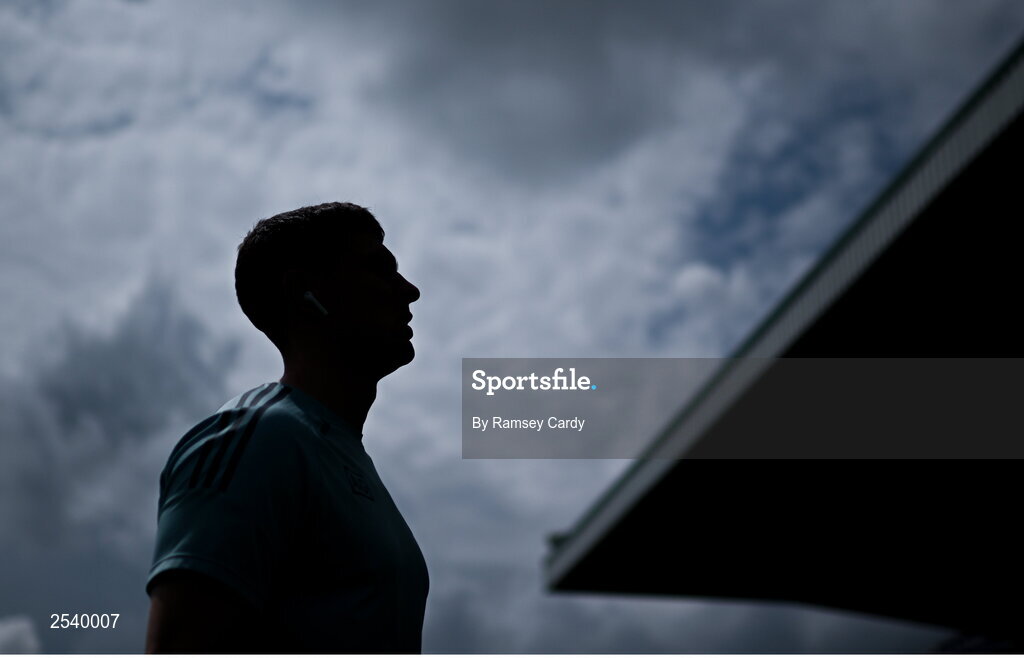 18 June 2023; John Small of Dublin before the GAA Football All-Ireland Senior Championship Round 3 match between Dublin and Sligo at Kingspan Breffni in Cavan. Photo by Ramsey Cardy/Sportsfile