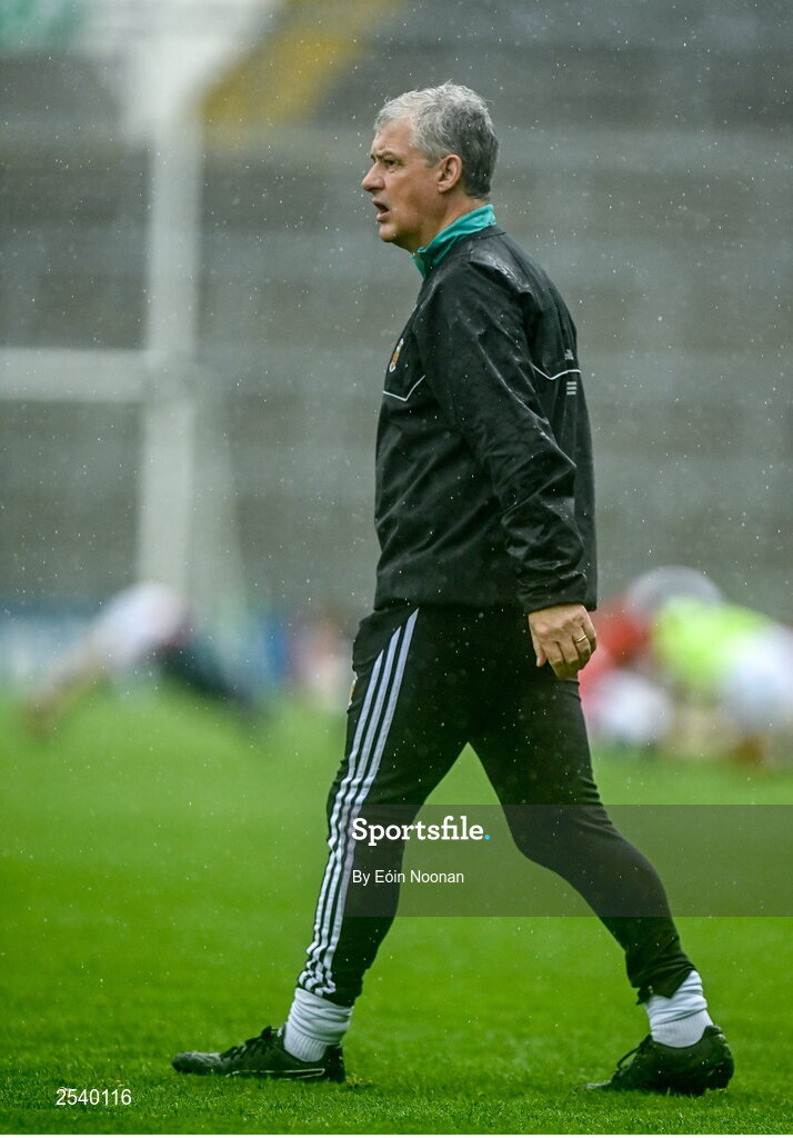 18 June 2023; Mayo manager Kevin McStay before the GAA Football All-Ireland Senior Championship Round 3 match between Cork and Mayo at TUS Gaelic Grounds in Limerick. Photo by Eóin Noonan/Sportsfile