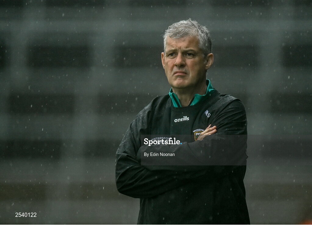 18 June 2023; Mayo manager Kevin McStay before the GAA Football All-Ireland Senior Championship Round 3 match between Cork and Mayo at TUS Gaelic Grounds in Limerick. Photo by Eóin Noonan/Sportsfile