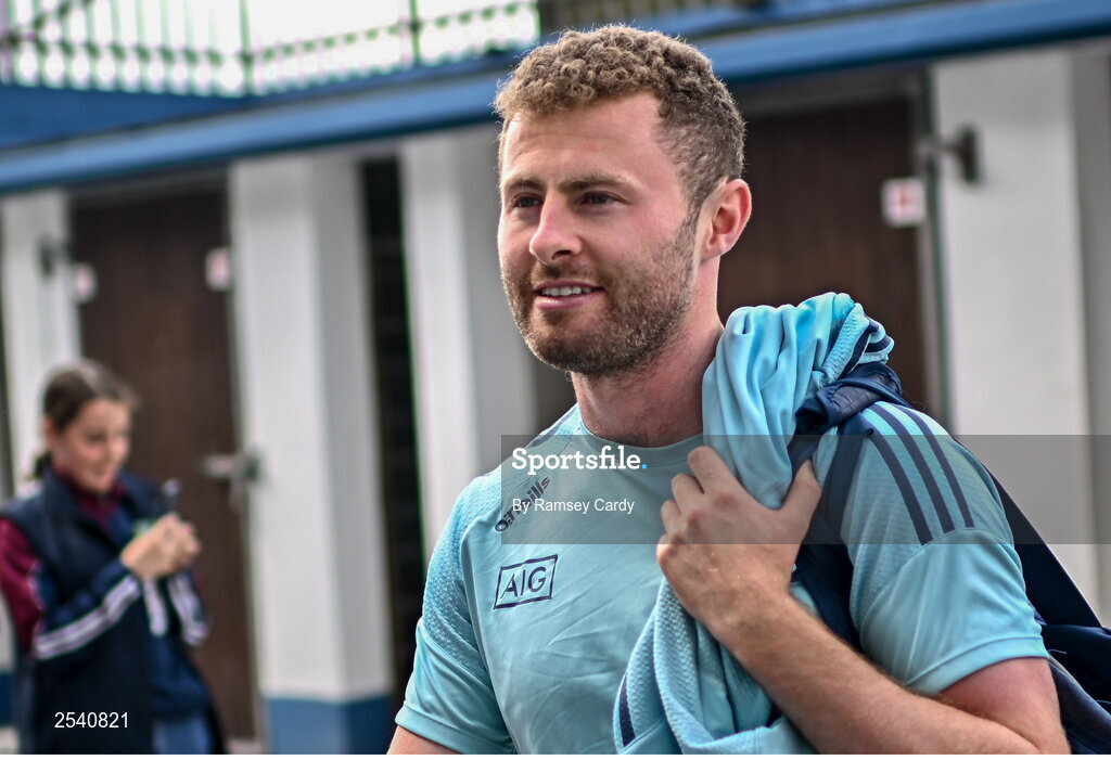 18 June 2023; Jack McCaffrey of Dublin before the GAA Football All-Ireland Senior Championship Round 3 match between Dublin and Sligo at Kingspan Breffni in Cavan. Photo by Ramsey Cardy/Sportsfile