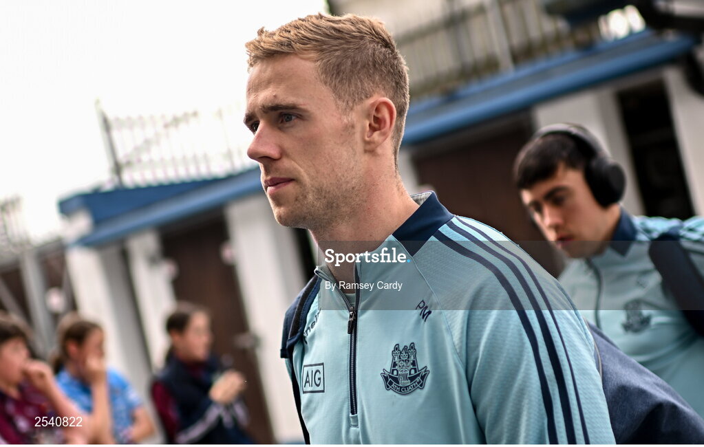 18 June 2023; Paul Mannion of Dublin before the GAA Football All-Ireland Senior Championship Round 3 match between Dublin and Sligo at Kingspan Breffni in Cavan. Photo by Ramsey Cardy/Sportsfile