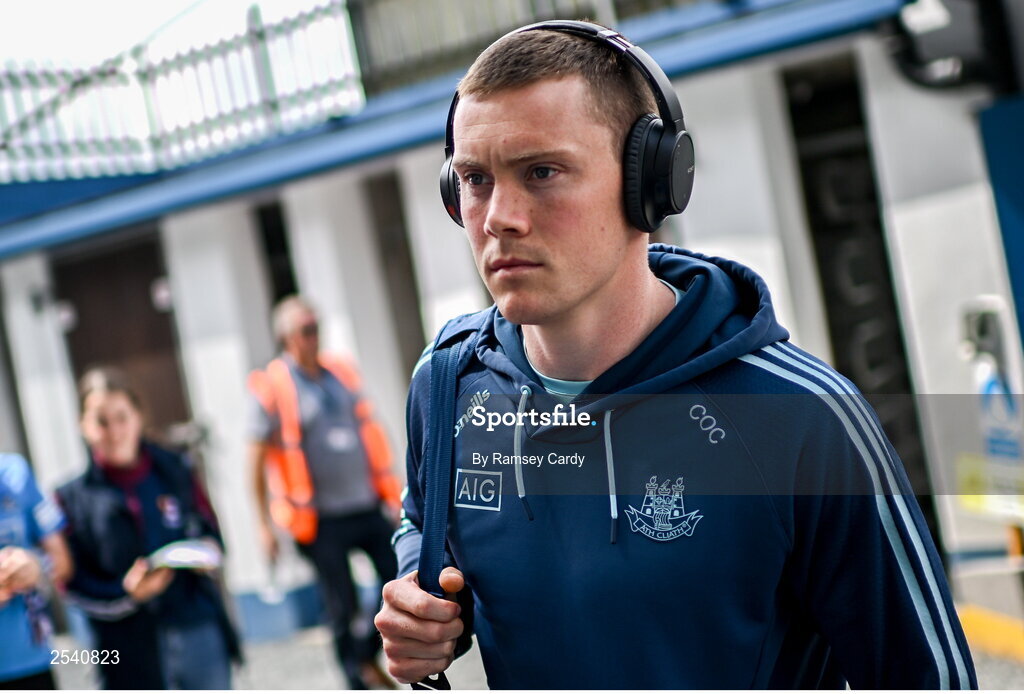 18 June 2023; Con O'Callaghan of Dublin before the GAA Football All-Ireland Senior Championship Round 3 match between Dublin and Sligo at Kingspan Breffni in Cavan. Photo by Ramsey Cardy/Sportsfile