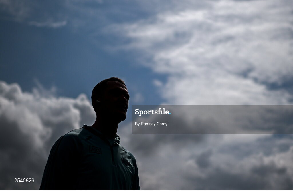 18 June 2023; Brian Fenton of Dublin before the GAA Football All-Ireland Senior Championship Round 3 match between Dublin and Sligo at Kingspan Breffni in Cavan. Photo by Ramsey Cardy/Sportsfile