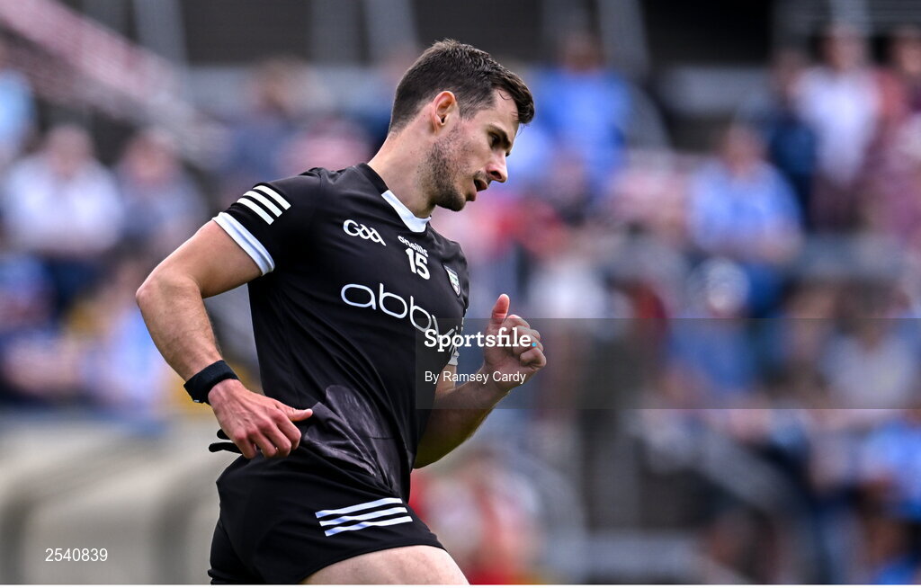 18 June 2023; Niall Murphy of Sligo during the GAA Football All-Ireland Senior Championship Round 3 match between Dublin and Sligo at Kingspan Breffni in Cavan. Photo by Ramsey Cardy/Sportsfile