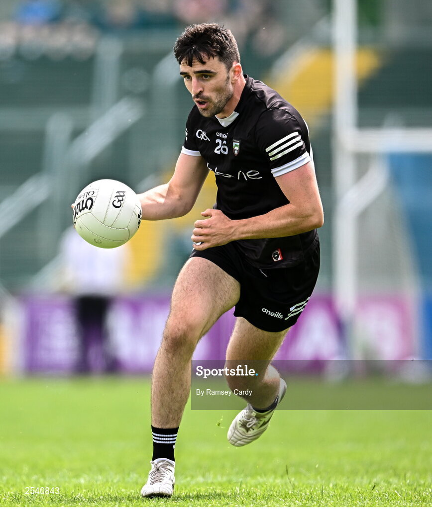 18 June 2023; Mikey Gordon of Sligo during the GAA Football All-Ireland Senior Championship Round 3 match between Dublin and Sligo at Kingspan Breffni in Cavan. Photo by Ramsey Cardy/Sportsfile