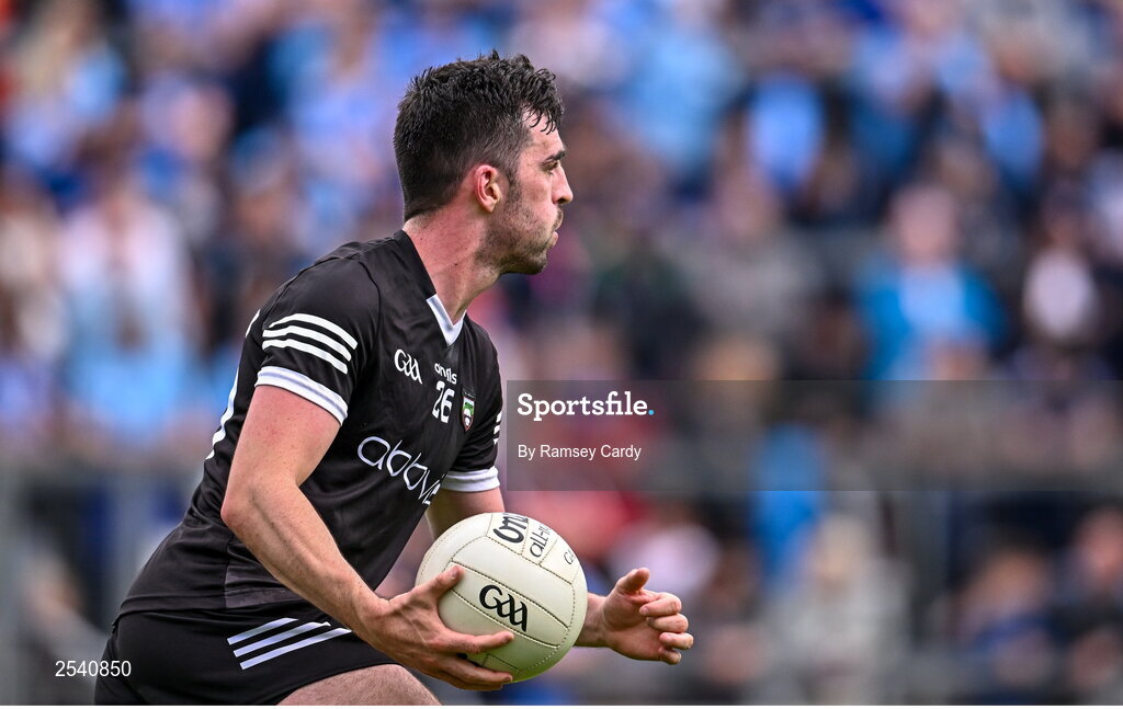 18 June 2023; Mikey Gordon of Sligo during the GAA Football All-Ireland Senior Championship Round 3 match between Dublin and Sligo at Kingspan Breffni in Cavan. Photo by Ramsey Cardy/Sportsfile