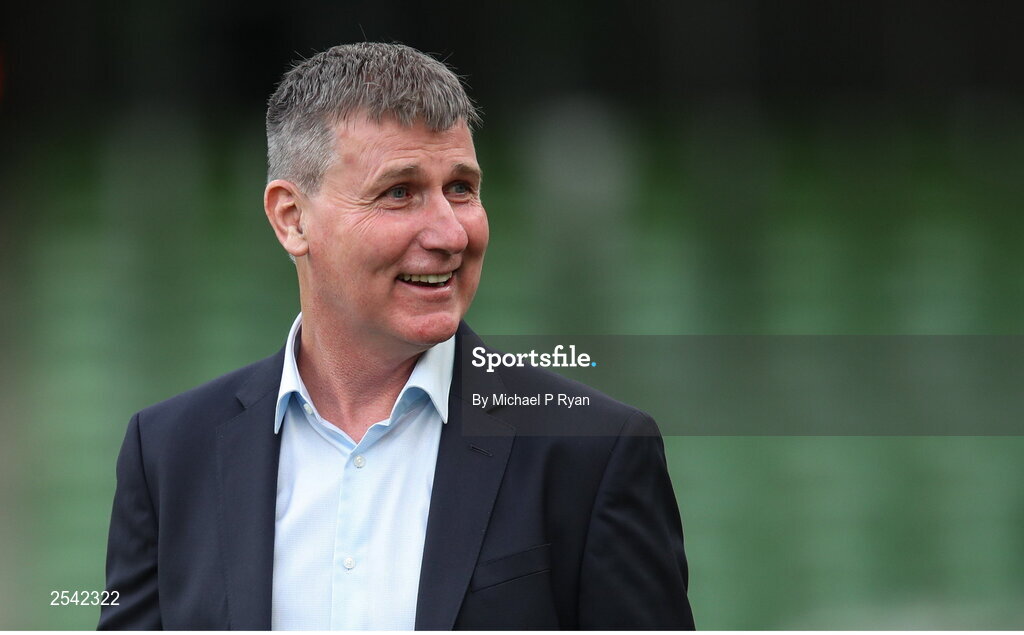 19 June 2023; Republic of Ireland manager Stephen Kenny before the UEFA EURO 2024 Championship qualifying group B match between Republic of Ireland and Gibraltar at the Aviva Stadium in Dublin. Photo by Michael P Ryan/Sportsfile
