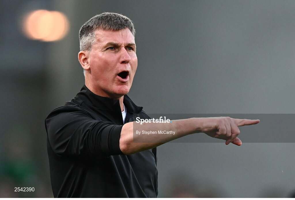 19 June 2023; Republic of Ireland manager Stephen Kenny during the UEFA EURO 2024 Championship qualifying group B match between Republic of Ireland and Gibraltar at the Aviva Stadium in Dublin. Photo by Stephen McCarthy/Sportsfile