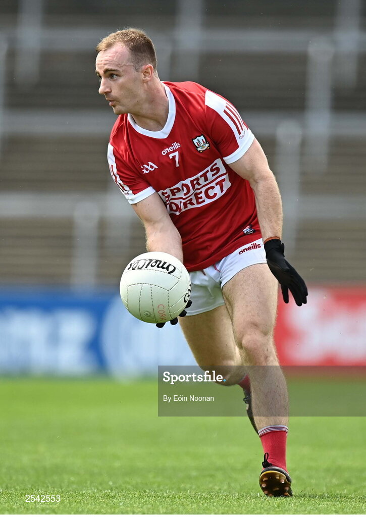 18 June 2023; Mattie Taylor of Cork during the GAA Football All-Ireland Senior Championship Round 3 match between Cork and Mayo at TUS Gaelic Grounds in Limerick. Photo by Eóin Noonan/Sportsfile