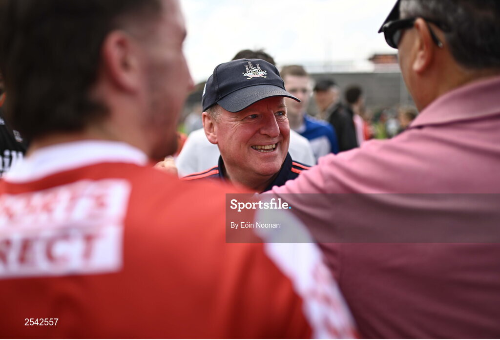 18 June 2023; Cork manager John Cleary after the GAA Football All-Ireland Senior Championship Round 3 match between Cork and Mayo at TUS Gaelic Grounds in Limerick. Photo by Eóin Noonan/Sportsfile