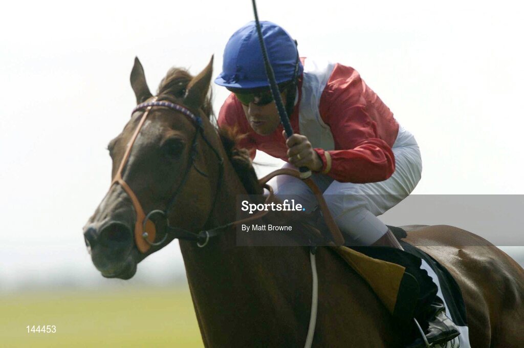 26 June 2004; Chorist with Darryl Holland up, on their way to winning the Audi Pretty Polly Stakes. Curragh Racecourse, Co. Kildare. Picture credit; Matt Browne / SPORTSFILE