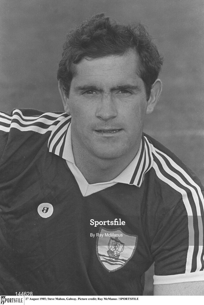 27 August 1985; Steve Mahon of Galway during a Galway Hurling Press Night in Galway ahead of the All Ireland Senior Hurling Final. Photo by Ray McManus/Sportsfile