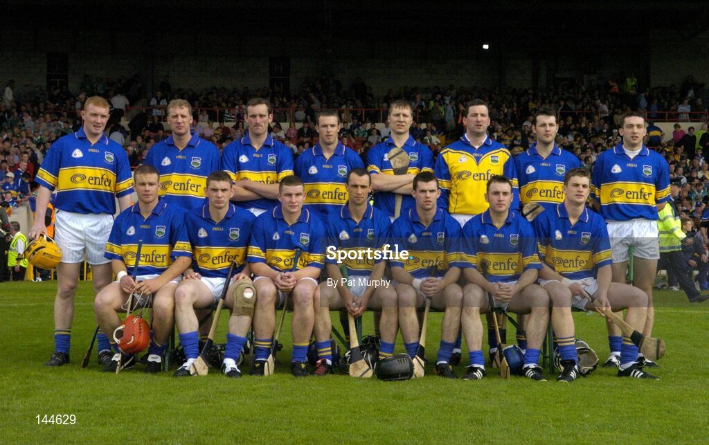 26 June 2004; The Tipperary team. Guinness Senior Hurling Championship Qualifier, Round 1, Limerick v Tipperary, Gaelic Grounds, Limerick. Picture credit; Pat Murphy / SPORTSFILE