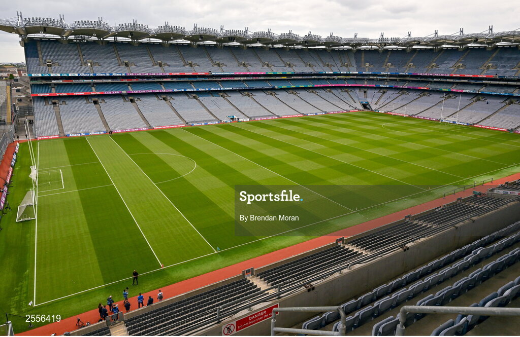 2 July 2023; A general view of Croke Park before the GAA Football All-Ireland Senior Championship quarter-final match between Derry and Cork in Dublin. Photo by Brendan Moran/Sportsfile