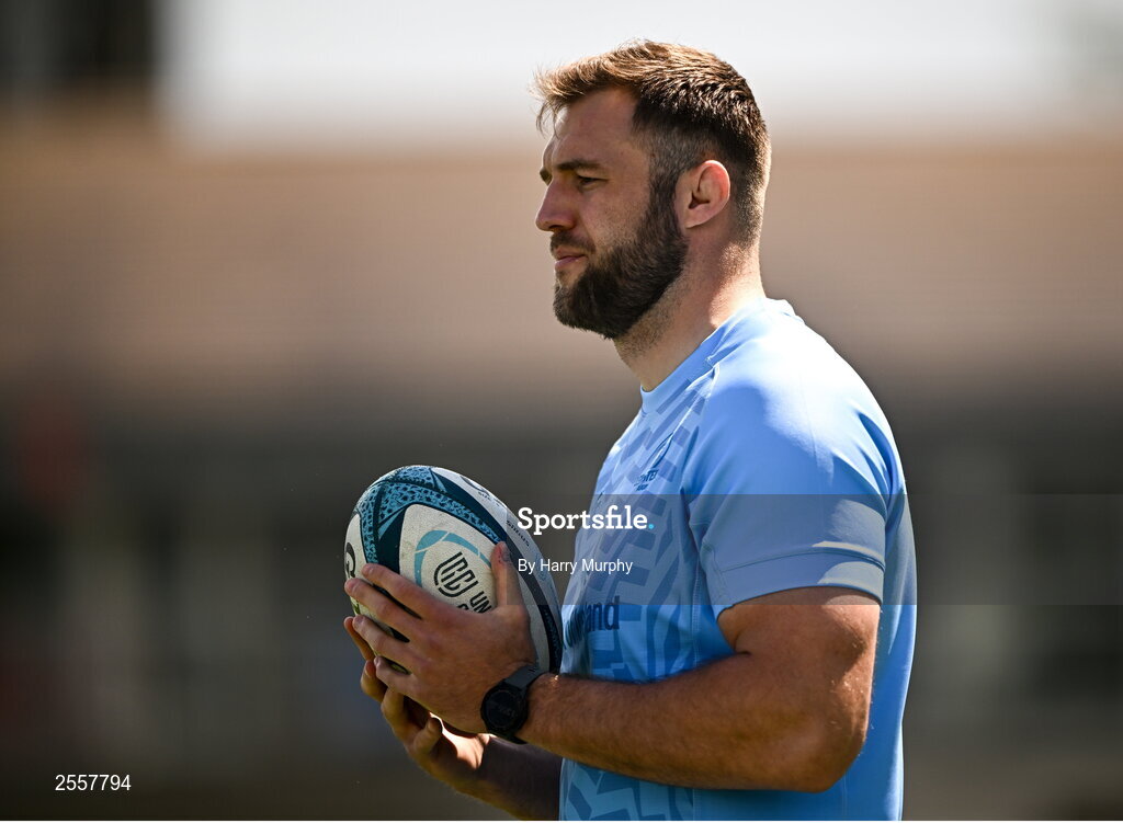 3 July 2023; Jason Jenkins during a Leinster Rugby squad training session at Energia Park in Dublin. Photo by Harry Murphy/Sportsfile