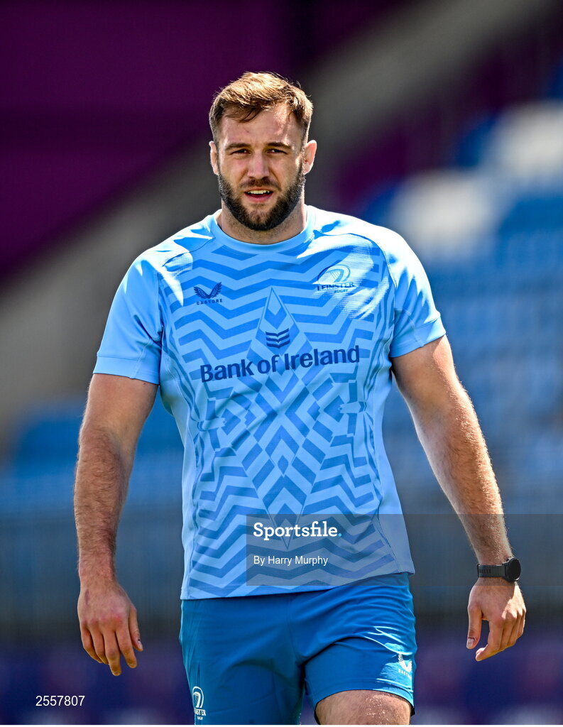 3 July 2023; Jason Jenkins during a Leinster Rugby squad training session at Energia Park in Dublin. Photo by Harry Murphy/Sportsfile