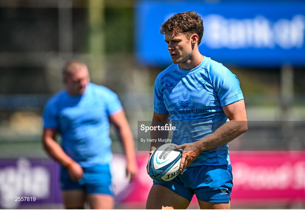 3 July 2023; Rob Russell during a Leinster Rugby squad training session at Energia Park in Dublin. Photo by Harry Murphy/Sportsfile