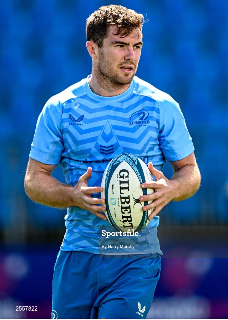 3 July 2023; Luke McGrath during a Leinster Rugby squad training session at Energia Park in Dublin. Photo by Harry Murphy/Sportsfile