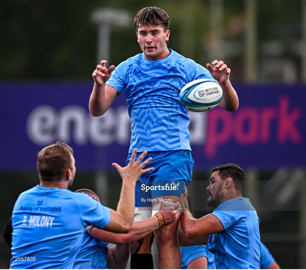 3 July 2023; Brian Deeny during a Leinster Rugby squad training session at Energia Park in Dublin. Photo by Harry Murphy/Sportsfile