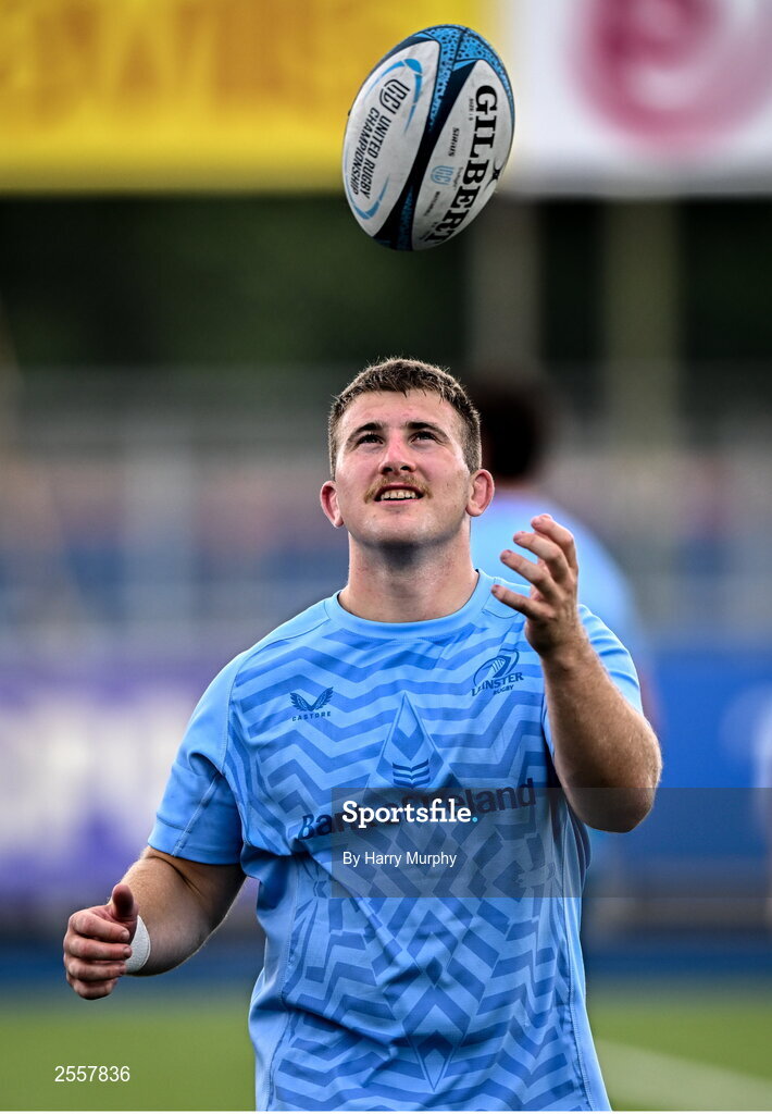 3 July 2023; John McKee during a Leinster Rugby squad training session at Energia Park in Dublin. Photo by Harry Murphy/Sportsfile