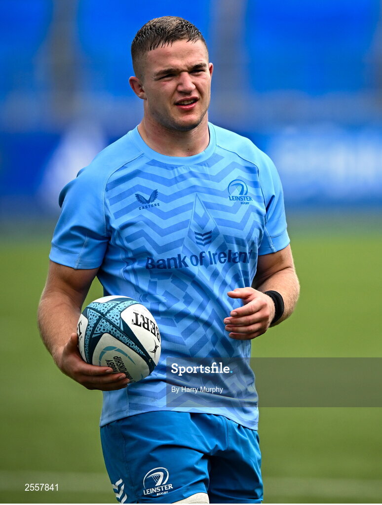 3 July 2023; Scott Penny during a Leinster Rugby squad training session at Energia Park in Dublin. Photo by Harry Murphy/Sportsfile