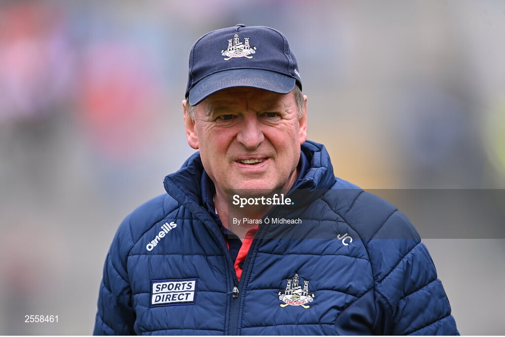 2 July 2023; Cork manager John Cleary before the GAA Football All-Ireland Senior Championship quarter-final match between Derry and Cork at Croke Park in Dublin. Photo by Piaras Ó Mídheach/Sportsfile