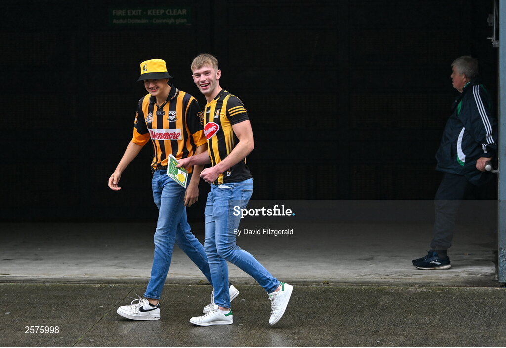 23 July 2023; Kilkenny supporters before the GAA Hurling All-Ireland Senior Championship final match between Kilkenny and Limerick at Croke Park in Dublin. Photo by David Fitzgerald/Sportsfile