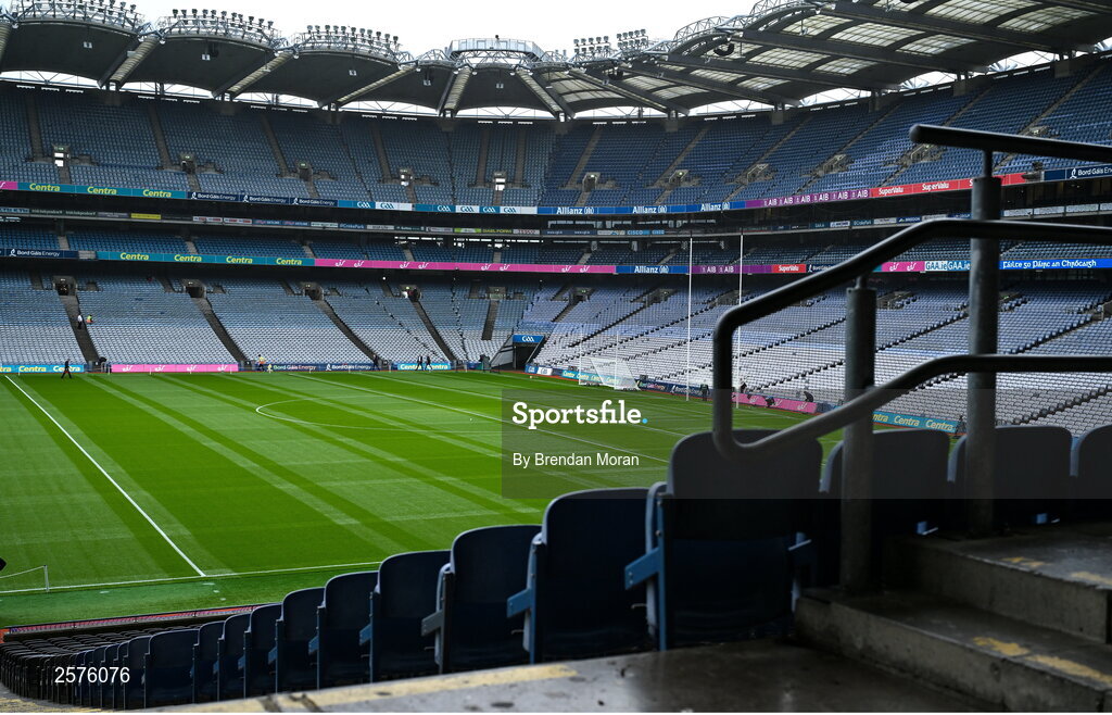 23 July 2023; A general view before the GAA Hurling All-Ireland Senior Championship final match between Kilkenny and Limerick at Croke Park in Dublin. Photo by Brendan Moran/Sportsfile