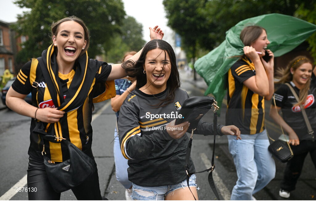 23 July 2023; Kilkenny supporters before the GAA Hurling All-Ireland Senior Championship final match between Kilkenny and Limerick at Croke Park in Dublin. Photo by David Fitzgerald/Sportsfile