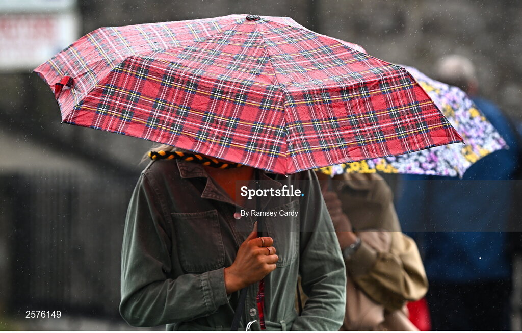 23 July 2023; Kilkenny supporters before the GAA Hurling All-Ireland Senior Championship final match between Kilkenny and Limerick at Croke Park in Dublin. Photo by Ramsey Cardy/Sportsfile