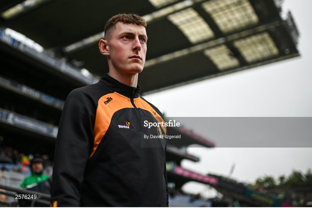 23 July 2023; David Blanchfield of Kilkenny before the GAA Hurling All-Ireland Senior Championship final match between Kilkenny and Limerick at Croke Park in Dublin. Photo by David Fitzgerald/Sportsfile