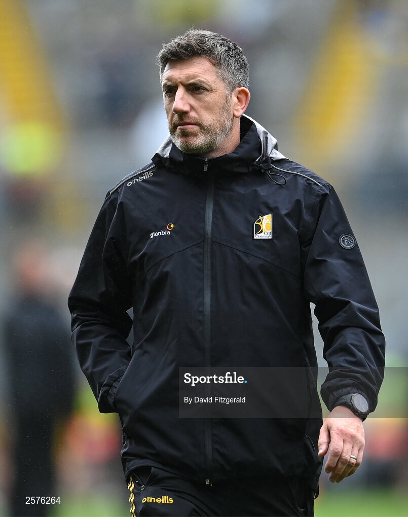 23 July 2023; Kilkenny manager Derek Lyng before the GAA Hurling All-Ireland Senior Championship final match between Kilkenny and Limerick at Croke Park in Dublin. Photo by David Fitzgerald/Sportsfile
