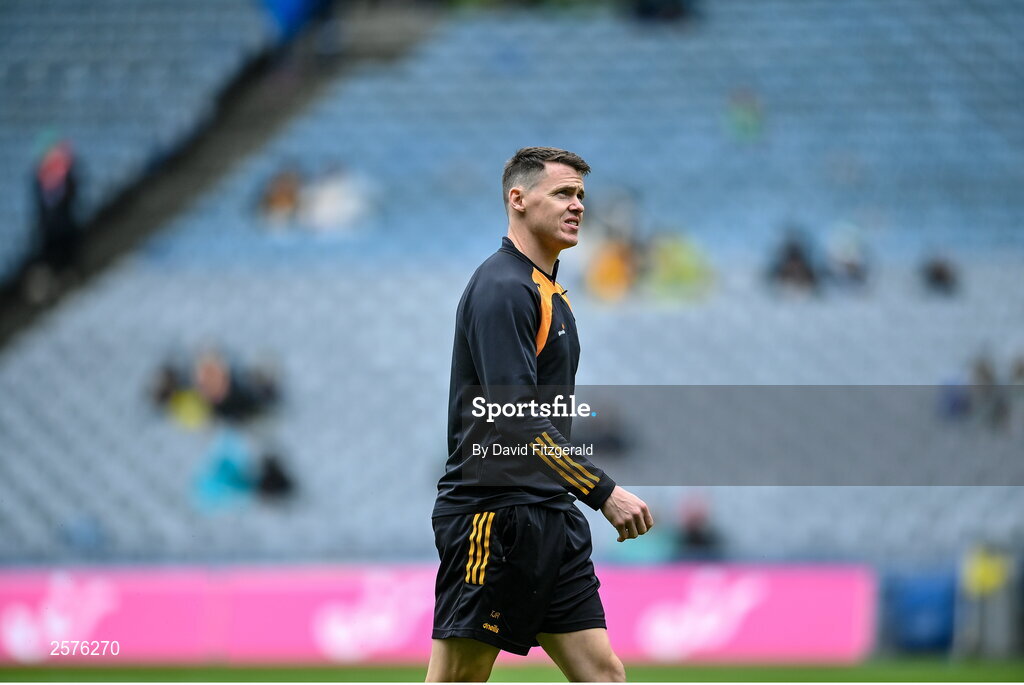 23 July 2023; TJ Reid of Kilkenny before the GAA Hurling All-Ireland Senior Championship final match between Kilkenny and Limerick at Croke Park in Dublin. Photo by David Fitzgerald/Sportsfile